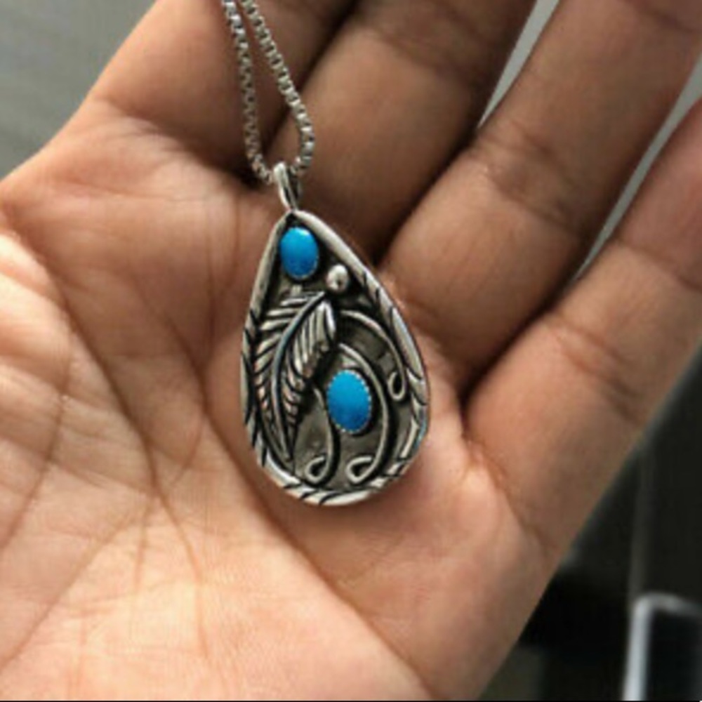 New Sterling silver boho necklace - Picture 4 of 5